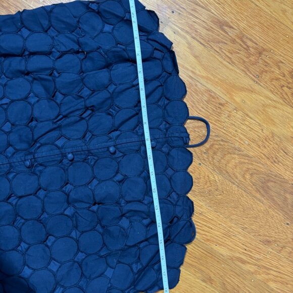 Maeve by Anthropologie Navy Large Polkadot Spaghetti Strap Cropped Top - Picture 11 of 11